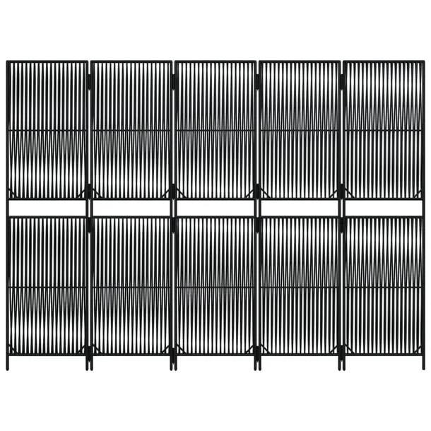 parawan-5-panelowy-czarny-polirattan