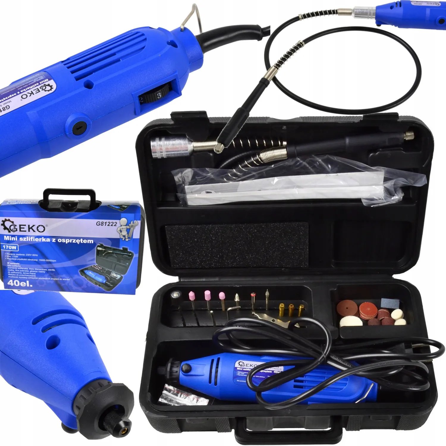 MINI SZLIFIERKA DO SZLIFOWANIA DREWNA METALU FREZARKA