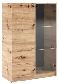 nowoczesna-witryna-z-szufladami-80-cm-endo-dab-artisan