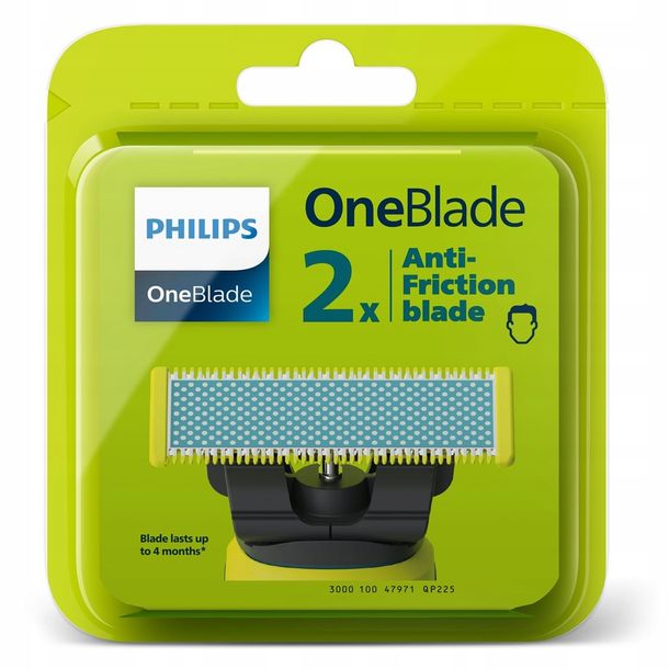 ﻿Wymienne ostrze PHILIPS QP 225/50 One Blade do skóry wrażliwej 2 szt