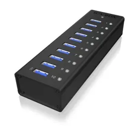 raidsonic-10-port-usb-3-0-hub-icy-box-ib-ac6110-black
