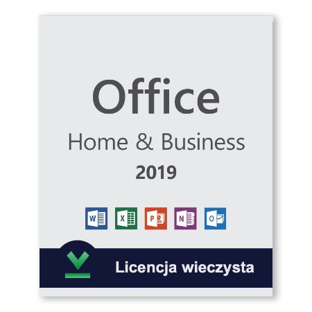 Microsoft Office Home and Business 2019 | LICENCJA WIECZYSTA | Faktura VAT