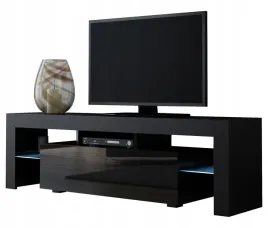 szafka-rtv-komoda-160cm-czarny-mat-czarny-polysk-stojaca-m160