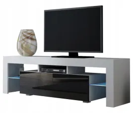 szafka-rtv-komoda-160cm-bialy-mat-czarny-polysk-stojaca-m160