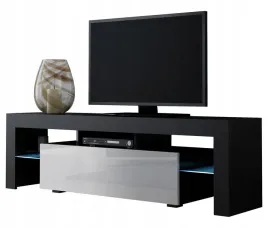 szafka-rtv-komoda-160cm-czarny-mat-bialy-polysk-stojaca-m160