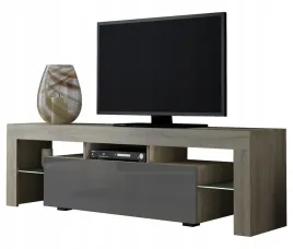 szafka-rtv-komoda-160cm-sonoma-mat-szary-polysk-stojaca-m160