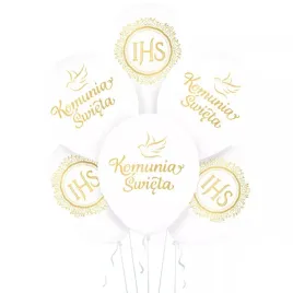 balony-na-komunie-swieta-komunijne-ihs-biale-zlote-lateksowe-gumowe-6szt