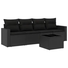 5-cz-zestaw-wypoczynkowy-do-ogrodu-poduszki-czarny-rattan-pe