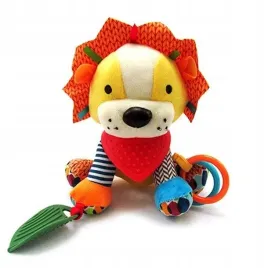 maskotka-sensoryczna-gryzak-grzechotka-lew