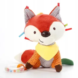 maskotka-sensoryczna-gryzak-grzechotka-lisek