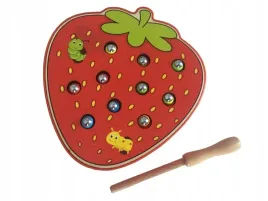 montessori-gra-magnetyczna-zlap-robaczki-truskawka