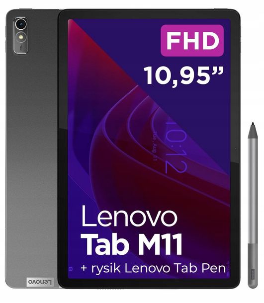 Tablet Lenovo M11 10,95FHD IPS 90Hz 4/128GB Luna Grey prezent na komunie