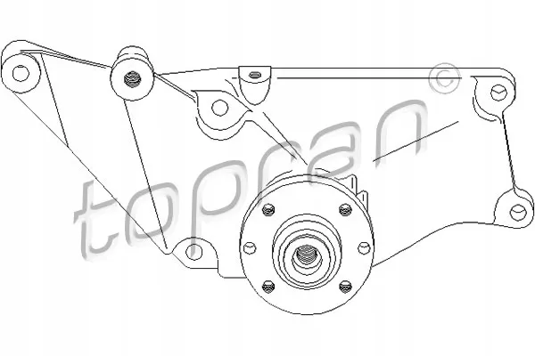 mocowanie-wentylatora-db-w124-topran-400-016-numer-katalogowy-oryginalu-mercedes-benz-104-200-13-28-mercedes-benz-a104-200-13-28