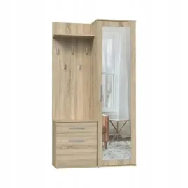 garderoba-fiora-szafa-wieszak-do-przedpokoju-dab-sonoma-duze-lustro