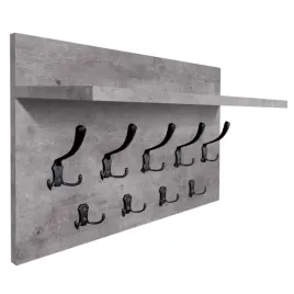 wieszak-scienny-panelowy-z-polka-loftowy-mocne-haki-65x40cm-beton-millenium