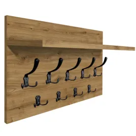 wieszak-scienny-panelowy-z-polka-loftowy-mocne-haki-65x40cm-dab-odwieczny