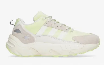 ♡ white♡ Buty adidas ZX 22 cloud white/cloud white/almost lime