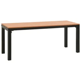 lawka-ogrodowa-110-cm-stal-i-wpc-brazowo-czarna