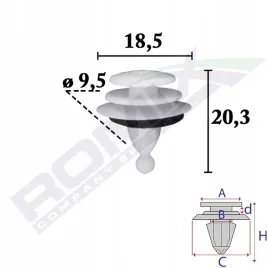romix-spinka-klapy-bagaznika-hyundai-kia-opakowanie-10-szt-romc70676