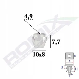 romix-spinka-listew-progowych-hyundai-sonata-opakowanie-10-sztuk
