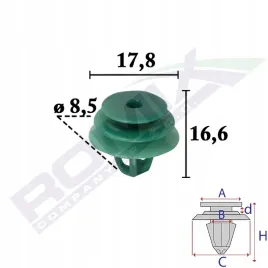spinka-tapicerska-hyundai-kia-opakowanie-10-sztuk-romix-c70683