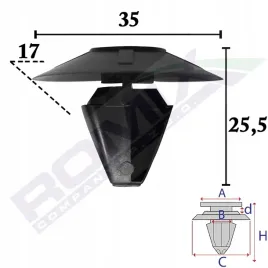 romix-spinka-oslon-podwozia-renault-opakowanie-5-sztuk-romc70685