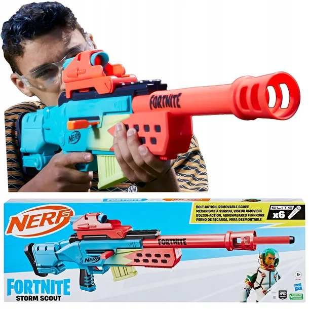 NERF FORTNITE PISTOLET SNAJPERKA STORM SCOUT SNAJPERKa F8346