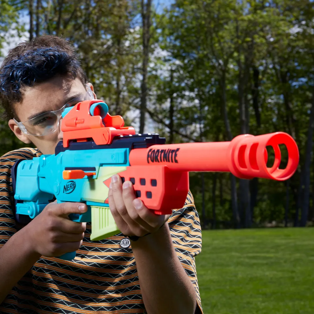 【新品】FORTNITE×NERF STORM SCOUT ナーフフォートナイト Hasbro Nerf Fortnite Storm Scout F8346 - Ceny i opinie