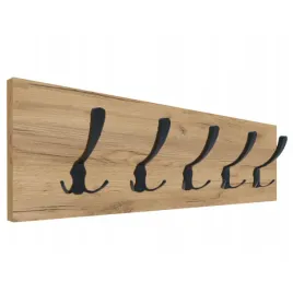 wieszak-scienny-na-ubrania-loft-5-mocnych-czarnych-hakow-65x20cm-dab-zloty