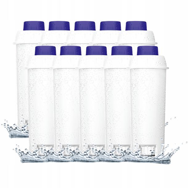 ﻿10x filtr wody do ekspresu Delonghi Dinamica Plus zamiennik - wkład Sillar