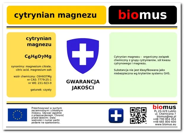 cytrynian-magnezu-500g-stan-nowy