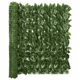 parawan-balkonowy-ciemnozielone-liscie-400x100-cm