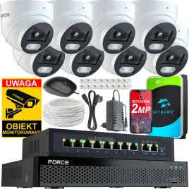 force-zestaw-monitoringu-8x-kamera-ip-2mpx-full-hd-dysk-1tb-switch-poe