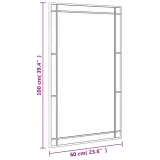 lustro-scienne-czarne-60x100-cm-prostokatne-stan-nowy-marka-vidaxl