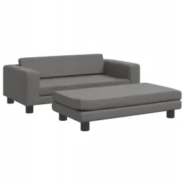 legowisko-dla-psa-z-dostawka-szare-100x50x30-cm