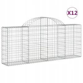 kosze-gabionowe-12-szt-200x30x80-100-cm-galwanizowane-zelazo