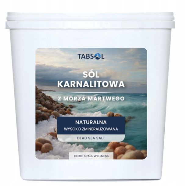 Фото - Піна / сіль для ванни SOL ﻿Naturalna Sól Karnalitowa z Morza Martwego Jordania SPA 5kg 
