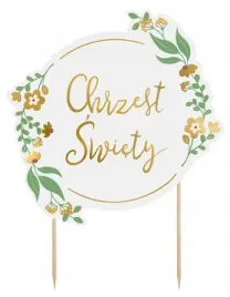 topper-bialy-na-tort-chrzest-swiety-chrzciny-zloty-napis-dekoracja-15x20cm