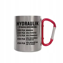 kubek-metalowy-z-karabinczykiem-na-prezent-hydraulik-stawka-godzinowa
