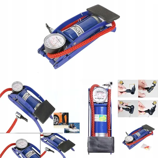 pompka-do-pompowania-powietrza-nozna-1-tlokowa-z-manometrem-do-7bar-gmp-gm-stan-nowy-marka-gmp