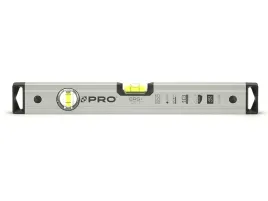 poziomica-srebrna-anodowana-z-magnesami-libella-pro600-40cm-pro