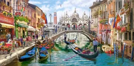 puzzle-4000-ukladanka-obraz-miasto-wenecja-gondola-rialto-wlochy-9-castor