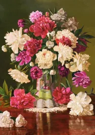 puzzle-500-ukladanka-obraz-martwa-natura-kwiaty-peonie-wazon-9-castor
