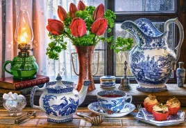 puzzle-1500-ukladanka-porcelana-kwiaty-bukiet-martwa-natura-9-castor