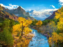 puzzle-3000-ukladanka-krajobraz-gory-las-rzeka-jesien-zion-park-9-castor