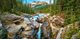 puzzle-4000-ukladanka-krajobraz-widok-gory-las-strumien-rzeka-9-castor