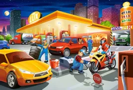 puzzle-40-maxi-ukladanka-pojazdy-auto-motor-stacja-benzynowa-4-castor