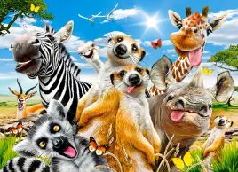 puzzle-200-ukladanka-dla-dzieci-zwierzeta-afryki-zebra-zyrafa-7-castor