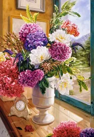puzzle-1000-ukladanka-obraz-martwa-natura-kwiaty-bukiet-wazon-9-castor