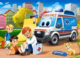 puzzle-60-ukladanka-pierwsza-pomoc-samochod-ambulans-karetka-5-castor
